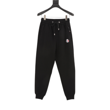 Moncler Embroidered Logo Trousers