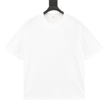 Amiri Embroidered Short Sleeves White T-shirt
