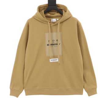 Burberry Khaki Patch Label Hoodie