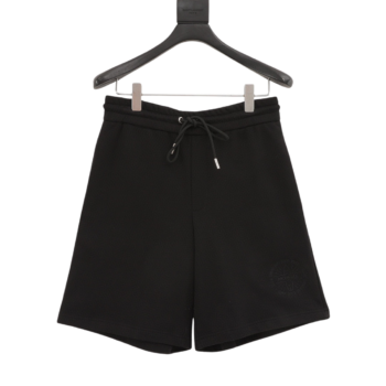 Moncler Embroidered Cotton Shorts