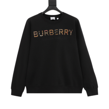 Burberry Plaid Letters Sweatshirt