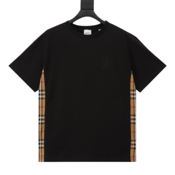 Burberry Logo Embroidery On Chest T-Shirt