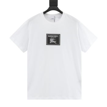 Burberry 3D Foam Print White T-Shirt