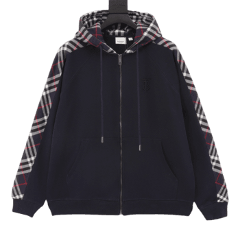 Burberry Patchwork Zipper Hoodie
