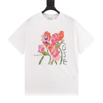 Burberry Rose Print T-Shirt