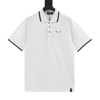 Fendi Lapel Polo T-Shirt