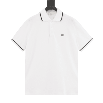 Celine Embroidered Polo Shirt