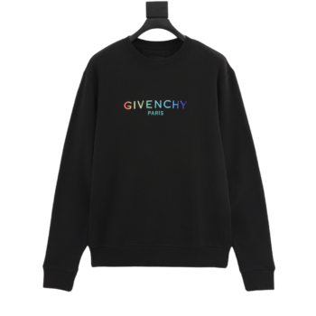 Givenchy Colorful Embroidered Letter Sweatshirt