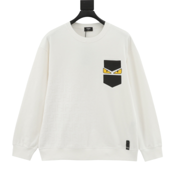 Fendi Eyes Round Neck Sweatshirt