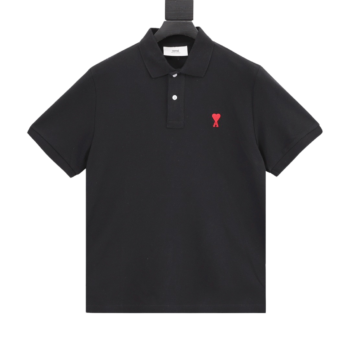 Amiri Classic Embroidered Heart Polo Shirt