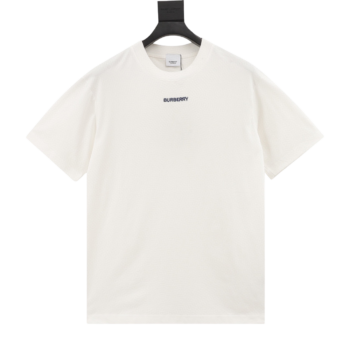Burberry Warhorse Patch Label On The Back T-Shirt