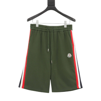 Moncler Red, Blue And White Striped Shorts