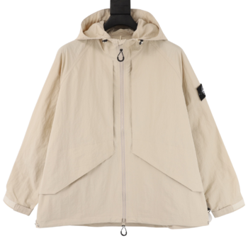 Stone Island Multi-pocket Windbreaker Zipper Hoodie