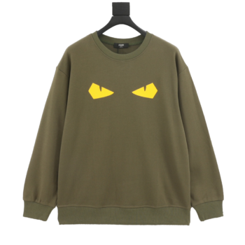 Fendi Little Monster Rubber Eyes Sweatshirt
