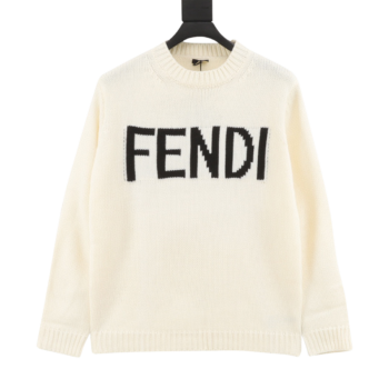 Fendi Jacquard Logo Sweatshirt