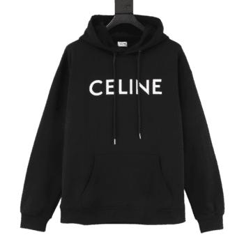 Celine Capsule Collection Hoodie Black