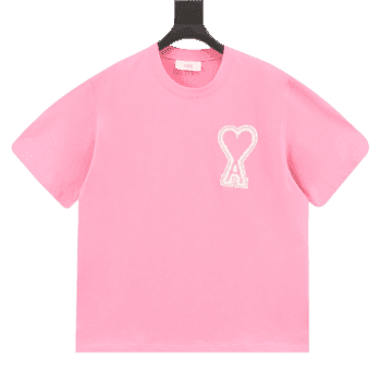 Amiri Embroidered Pink T-shirt