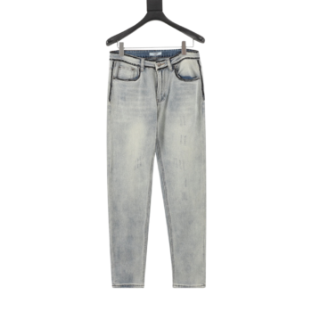 Prada Triangle Logo On The Back Jeans