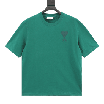 Amiri Embroidered Short Sleeve Green T-shirt