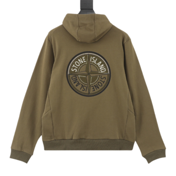 Stone Island Back Compass Embroidered Hooded Jacket