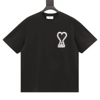 Amiri Embroidered Black T-shirt