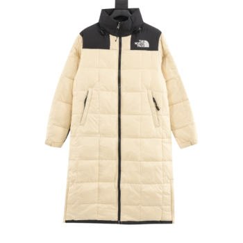 The North Face Plaid Long Down Jacket