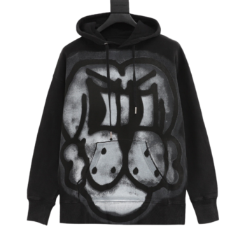 Givenchy Dog Head Print Black Hoodie