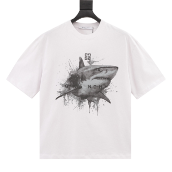 Givenchy White Shark T-Shirts