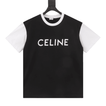 Celine Slogan Logo T-Shirt