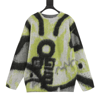 Givenchy Graffiti Mohair Sweatshirt