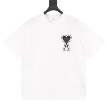 Amiri Embroidered White T-shirt