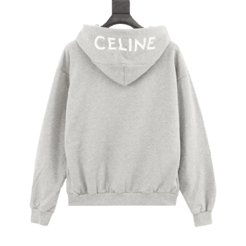 Celine Collection Zip-Up Hoodie