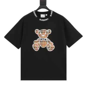 Burberry Teddy Bear Black T-Shirt