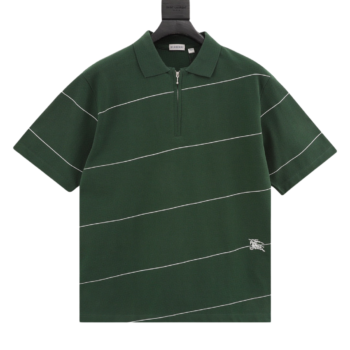 Burberry Half-zippered Polo Shirt