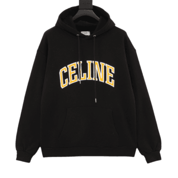 Celine Lettering Print Hoodie