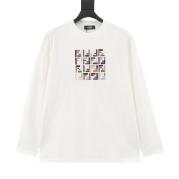 Fendi Long-sleeved T-shirt With Double F