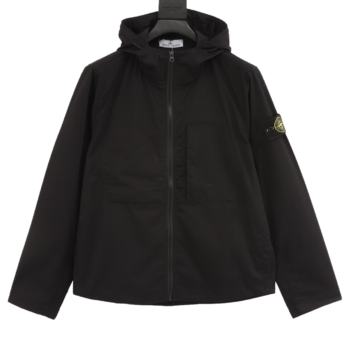Stone Island Stand Collar Hooded Light Hoodie