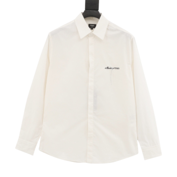 Fendi Needlepoint Long-sleeved Shirt
