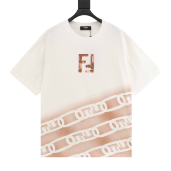Fendi Hand-painted Gradient T-Shirt