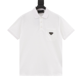Prada Logo Pocket Polo Shirts