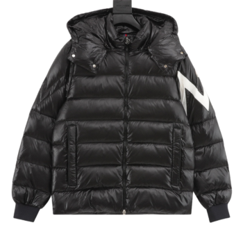 Moncler Double Peaks Striped Jacket