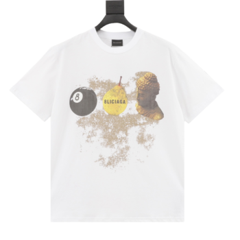 Balenciaga Custard Apple Fruit Print T-Shirt