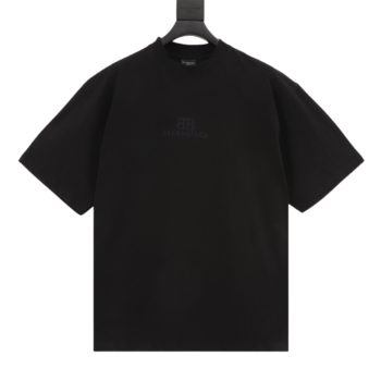 Balenciaga Chest Letter Embroidered T-Shirt