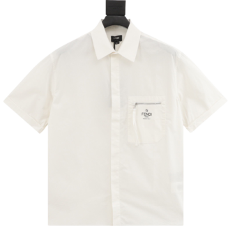 Fendi Zipper Pocket Short-sleeved Shirt