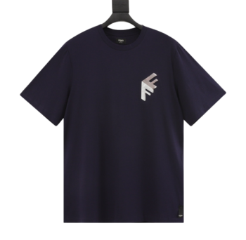 Fendi 3D Embossed T-Shirt