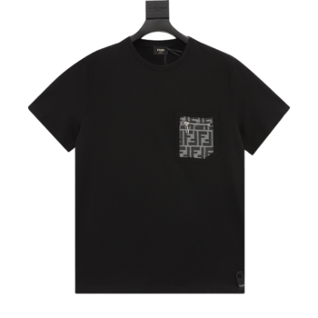 Fendi Pocket Zipper Short-sleeved T-Shirt