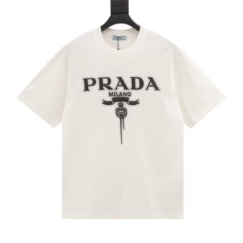 Prada Blurred Print T-Shirts
