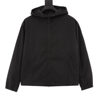 Fendi Pattern Zipper Black Jacket