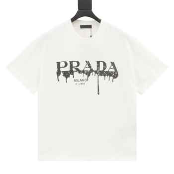 Prada Suede Graffiti T-Shirts