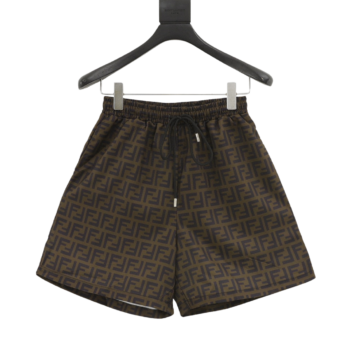 Fendi Full Print Beach Short